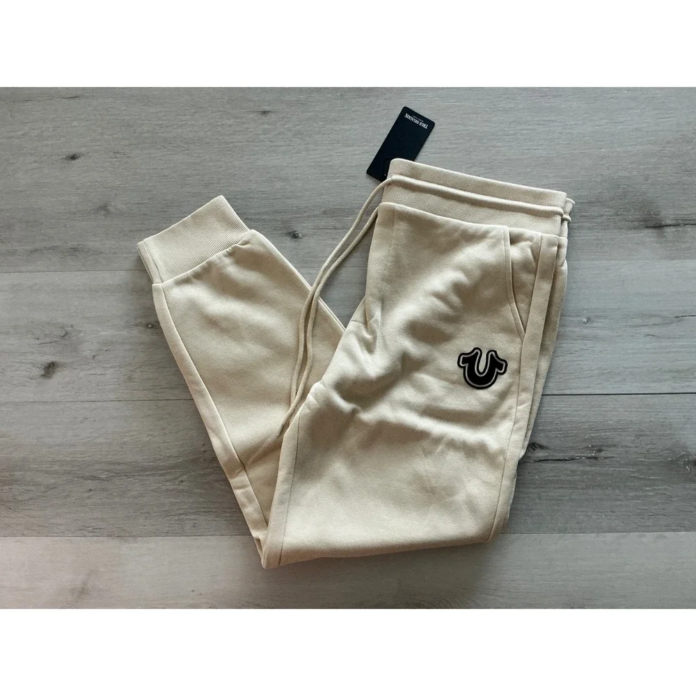 True Religion Core‎ Jogger Fog Beige XL New With Tags